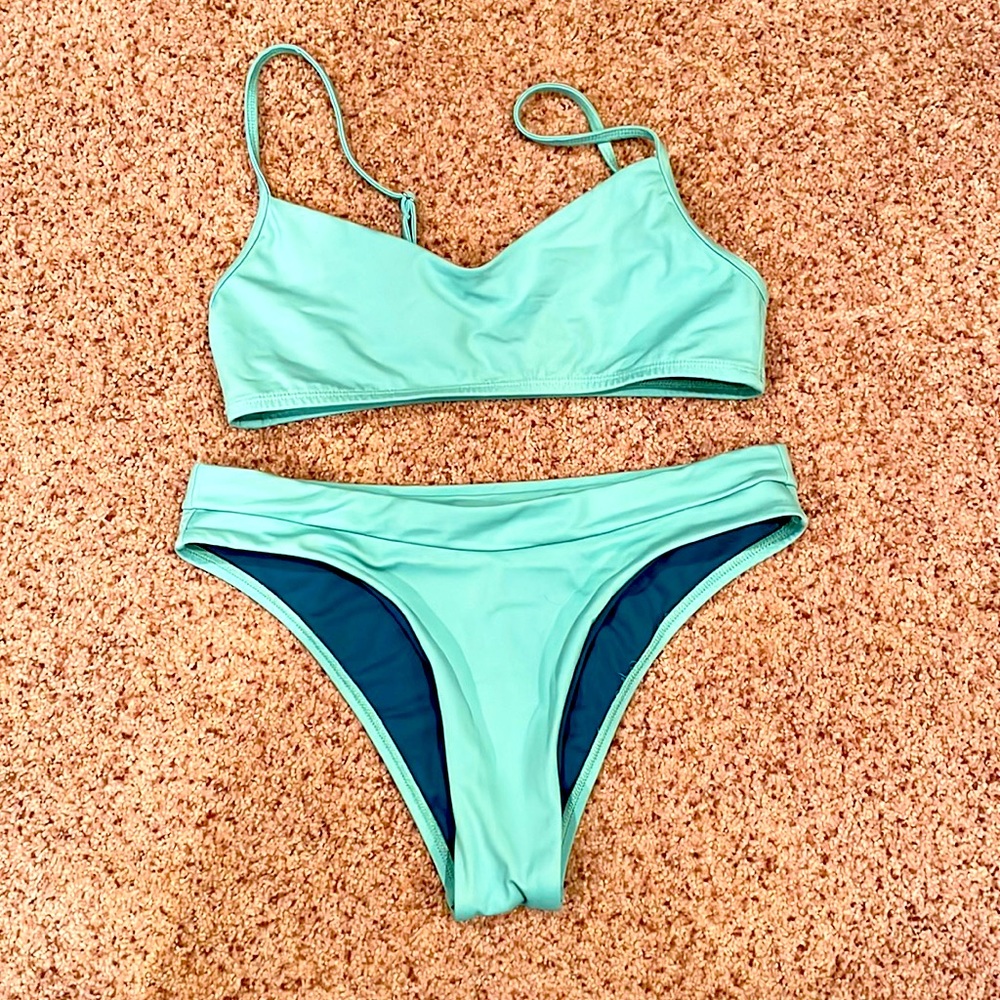 Jolyn bikini set green/blue size small